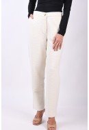 Women Pants Selected Slffrankie Hw Snow White